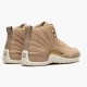 Air Jordan 12 Retro Vachetta Tan Womens AJ12 AO6068 203 Brown Jordan