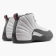 Air Jordan 12 Retro White "Dark Grey" AJ12 130690 160 White/Dark Grey-Gym Red Jordan