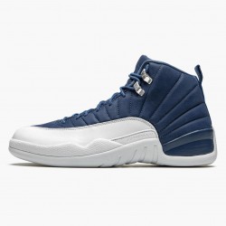 Air Jordan 12 Retro "Indigo" AJ12 130690 404 Stone Blue/Legend Blue-Obsidia Jordan