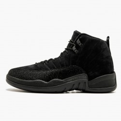 Air Jordan 12 Retro "OVO Black" AJ12 873864 032 Black/Black-Metallic Gold Jordan