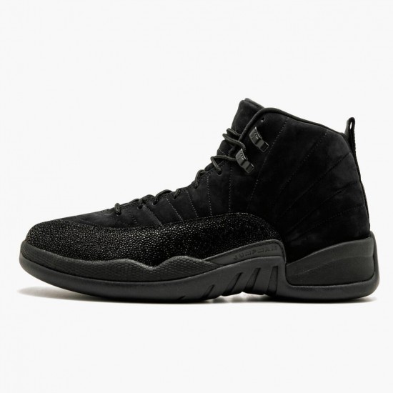 Air Jordan 12 Retro OVO Black AJ12 873864 032 Black/Black-Metallic Gold Jordan