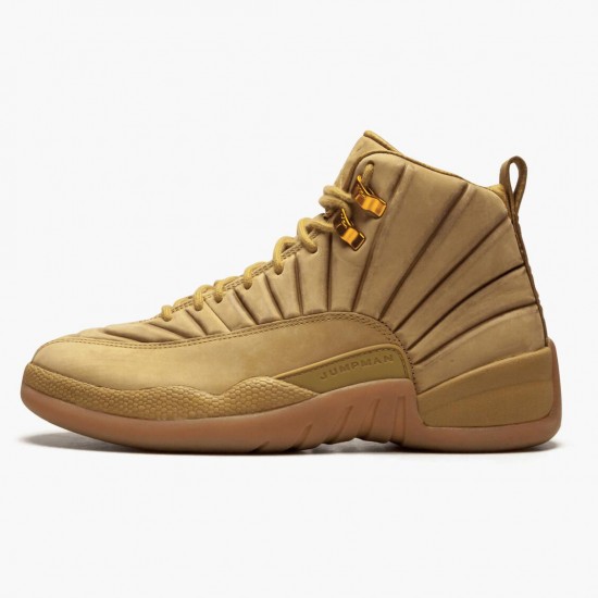 Air Jordan 12 Retro PSNY Wheat AJ12 AA1233 700 Wheat/Wheat-Gum Light Brown Jordan