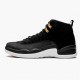 Air Jordan 12 Retro Reverse Taxi AJ12 130690 017 Black/Gold-White Jordan