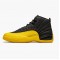 Air Jordan 12 Retro "University Gold" AJ12 130690 070 Black/Black-University Gold Jordan