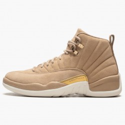 Air Jordan 12 Retro "Vachetta Tan" Womens AJ12 AO6068 203 Brown Jordan