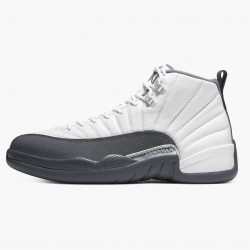 Air Jordan 12 Retro White "Dark Grey" AJ12 130690 160 White/Dark Grey-Gym Red Jordan