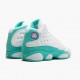 Air Jordan 13 Retro "Aurora Green" Womens White/Soar/Aurora-Green-Digita 439358 100 AJ13 Jordan