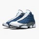 Air Jordan 13 Retro Flint Navy/Flint Grey-White-Universi 414571 404 AJ13 Jordan