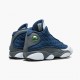 Air Jordan 13 Retro "Flint" Navy/Flint Grey-White-Universi 414571 404 AJ13 Jordan