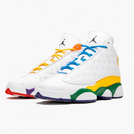 Air Jordan 13 Retro Playground WMNS CV0785 158 White/Black-Crt Prpl-Ttl Orang AJ13 Jordan