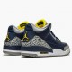 Air Jordan 3 Retro "Michigan" AJ3 820064 Black/University Gold-Cement G AJ3 Jordan