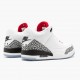 Air Jordan 3 Retro NRG "Mocha" 923096 101 White/Fire Red-Cement Grey AJ3 Jordan