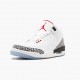 Air Jordan 3 Retro NRG "Mocha" 923096 101 White/Fire Red-Cement Grey AJ3 Jordan