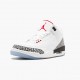 Air Jordan 3 Retro NRG Mocha 923096 101 White/Fire Red-Cement Grey AJ3 Jordan