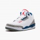 Air Jordan 3 Retro OG True Blue 854262 106 White/Fire Red-True Blue AJ3 Jordan