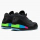 Air Jordan 3 Retro "Quai54" AT9195 001 Black/Black-Electric Green AJ3 Jordan