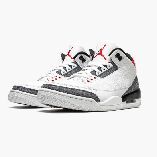Air Jordan 3 SE DNM "Fire Red" CZ6433 100 White/Fire Red-Black AJ3 Jordan