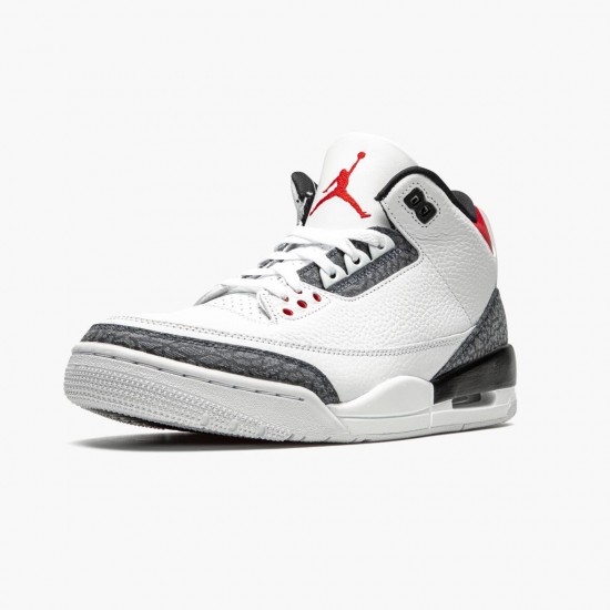 Air Jordan 3 SE DNM "Fire Red" CZ6433 100 White/Fire Red-Black AJ3 Jordan