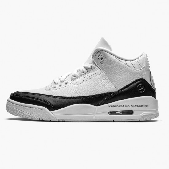 Air Jordan 3 Retro Fragment DA3595 100 White/Black-White AJ3 Jordan