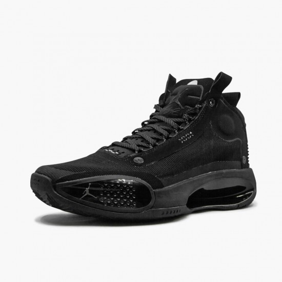 Air Jordan XXXIV PE "Black Cat" Black/Black-Dark Smoke Grey BQ3381 003 AJ34