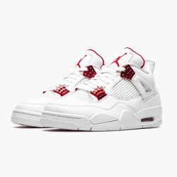 Air Jordan 4 Retro "Metallic Red" CT8527 112 White/Metallic Silver-Univers AJ4 Jordan