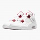 Air Jordan 4 Retro "Metallic Red" CT8527 112 White/Metallic Silver-Univers AJ4 Jordan