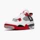 Air Jordan 4 Retro OG Fire Red 2020 Jordan White/Fire Red-Black-Tech Grey DC7770 160