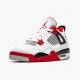 Air Jordan 4 Retro OG GS Fire Red 2020 Jordan 408452 160 White/Fire Red-Black-Tech Grey