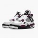 Air Jordan 4 Retro PSG Paris Saint Germain Jordan White/Neutral Grey-Black-Borde CZ5624 100