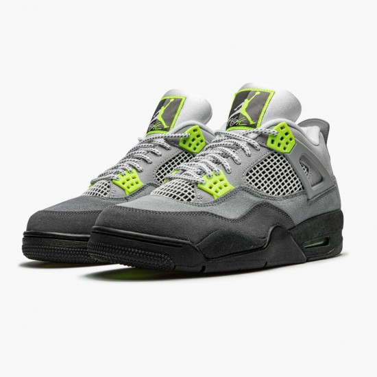 Air Jordan 4 Retro SE 95 Neon Jordan Cool Grey/Volt-Wolf Grey-Anthr CT5342 007