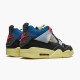 Air Jordan 4 Retro "Union Off Noir" DC9533 001 Off Noir/Brigade Blue-Dark Smo AJ4 Jordan