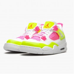 Air Jordan 4 Retro "White Lemon Pink" CV7808 100 White/Lemon Venom/Pink Blast AJ4 Jordan