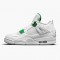 Air Jordan 4 Retro "Metallic Green" CT8527 113 White/Metallic Silver-Pine Gre AJ4 Jordan