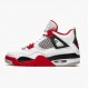 Air Jordan 4 Retro OG GS Fire Red 2020 Jordan 408452 160 White/Fire Red-Black-Tech Grey