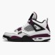 Air Jordan 4 Retro PSG Paris Saint Germain Jordan White/Neutral Grey-Black-Borde CZ5624 100