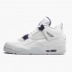 Air Jordan 4 Retro Purple Metallic Jordan White/Metallic Silver-Court Pu CT8527 115