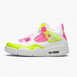 Air Jordan 4 Retro "White Lemon Pink" CV7808 100 White/Lemon Venom/Pink Blast AJ4 Jordan