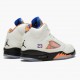 Air Jordan 5 Retro "International Flight" Sail/Racer Blue-Cone-Black 136027 148 AJ5 Jordan