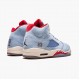 Air Jordan 5 Retro Trophy Room Ice Blue Ice Blue/University Red-Sail-M CI1899 400 AJ5 Jordan