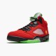 Air Jordan 5 Retro "What The" Varsity Maize/Court Purple-Gho CZ5725 700 AJ5 Jordan