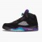 Air Jordan 5 Retro "Black Grape" Black/New Emerald-Grape Ice 136027 007 AJ5 Jordan