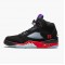 Air Jordan 5 Retro "Top 3" Black/Fire Red-Grape Ice-New E CZ1786 001 AJ5 Jordan