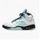 Air Jordan Retro 5 Island Green White/Black-White-Island Green CN2932 100 AJ5 Jordan