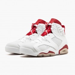 Air Jordan Retro 6 "Alternate" 384664 113 White/Gym Red-Pure Platinum AJ6 Black Jordan