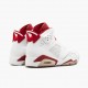 Air Jordan Retro 6 "Alternate" 384664 113 White/Gym Red-Pure Platinum AJ6 Black Jordan