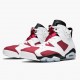 Air Jordan Retro 6 Carmine 384664 160 White/Carmine-Black AJ6 Black Jordan