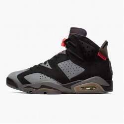 Air Jordan 6 Retro "PSG Paris Saint-Germain" CK1229 001 Iron Grey/Infrared 23-Black AJ6 Black Jordan