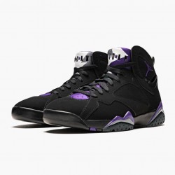 Air Jordan 7 Retro "Ray Allen" Black/Fierce Purpler/Dark Stee 304775 053 AJ7