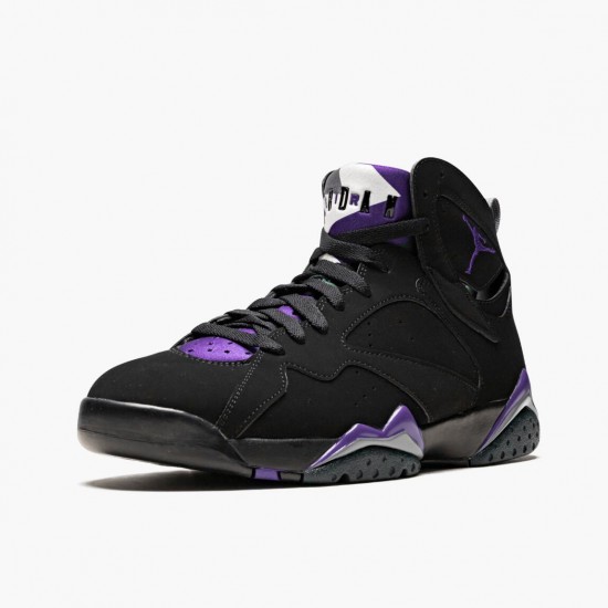 Air Jordan 7 Retro "Ray Allen" Black/Fierce Purpler/Dark Stee 304775 053 AJ7