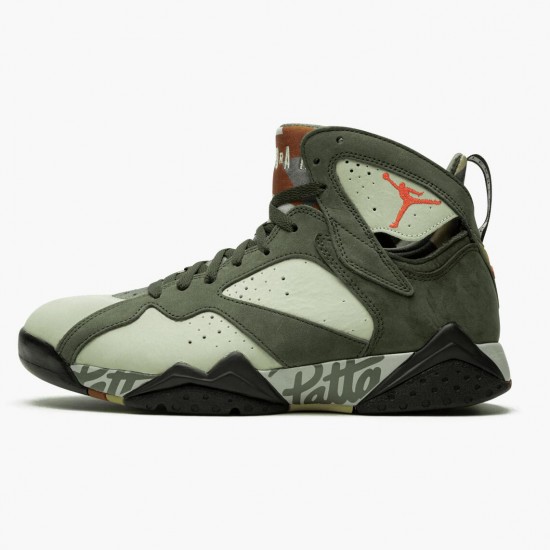 Air Jordan 7 Retro Patta Icicle Icicle/Sequoia-River Rock/Ligh AT3375 100 AJ7 Jordan